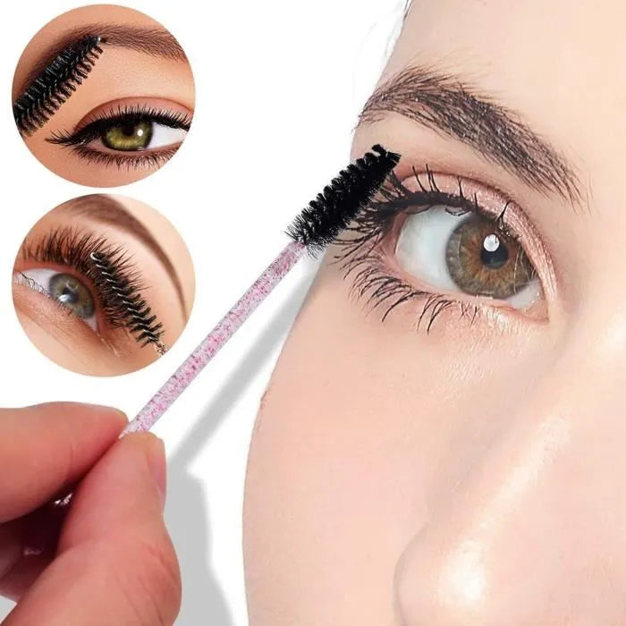 BrowLuxe – 50 Goupillon Précision pour Sourcils Parfaits