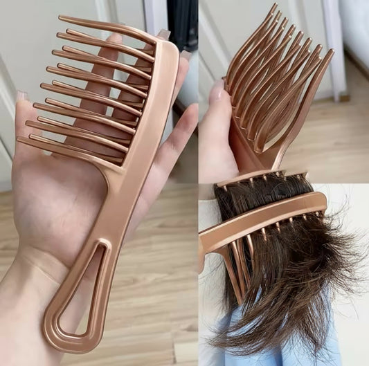 Peigne Larges Dents Satiné – Démêlage Doux & Élégant