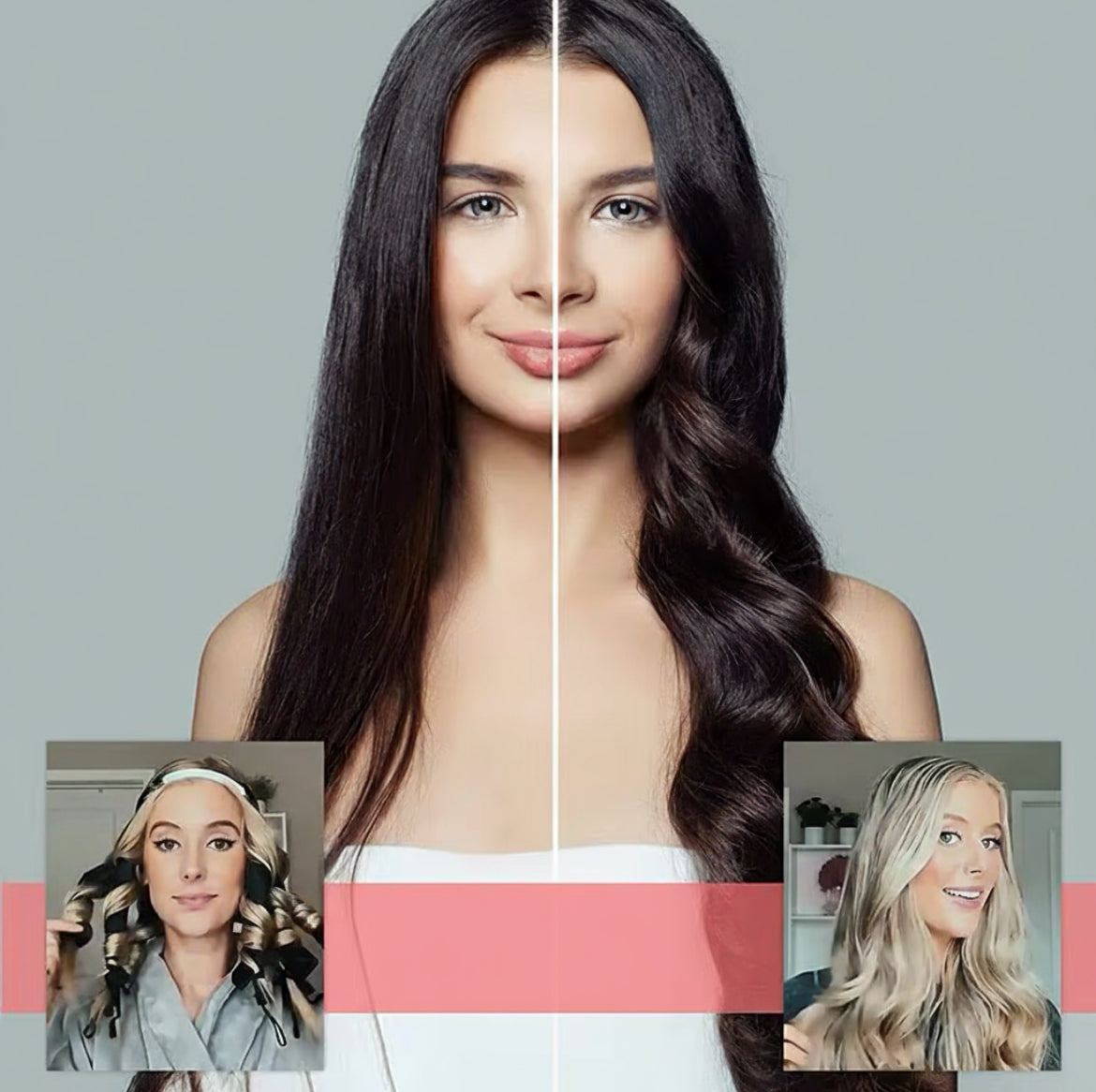 Bandeau Capillaire Curling - Créez des Boucles Naturelles Sans Chaleur